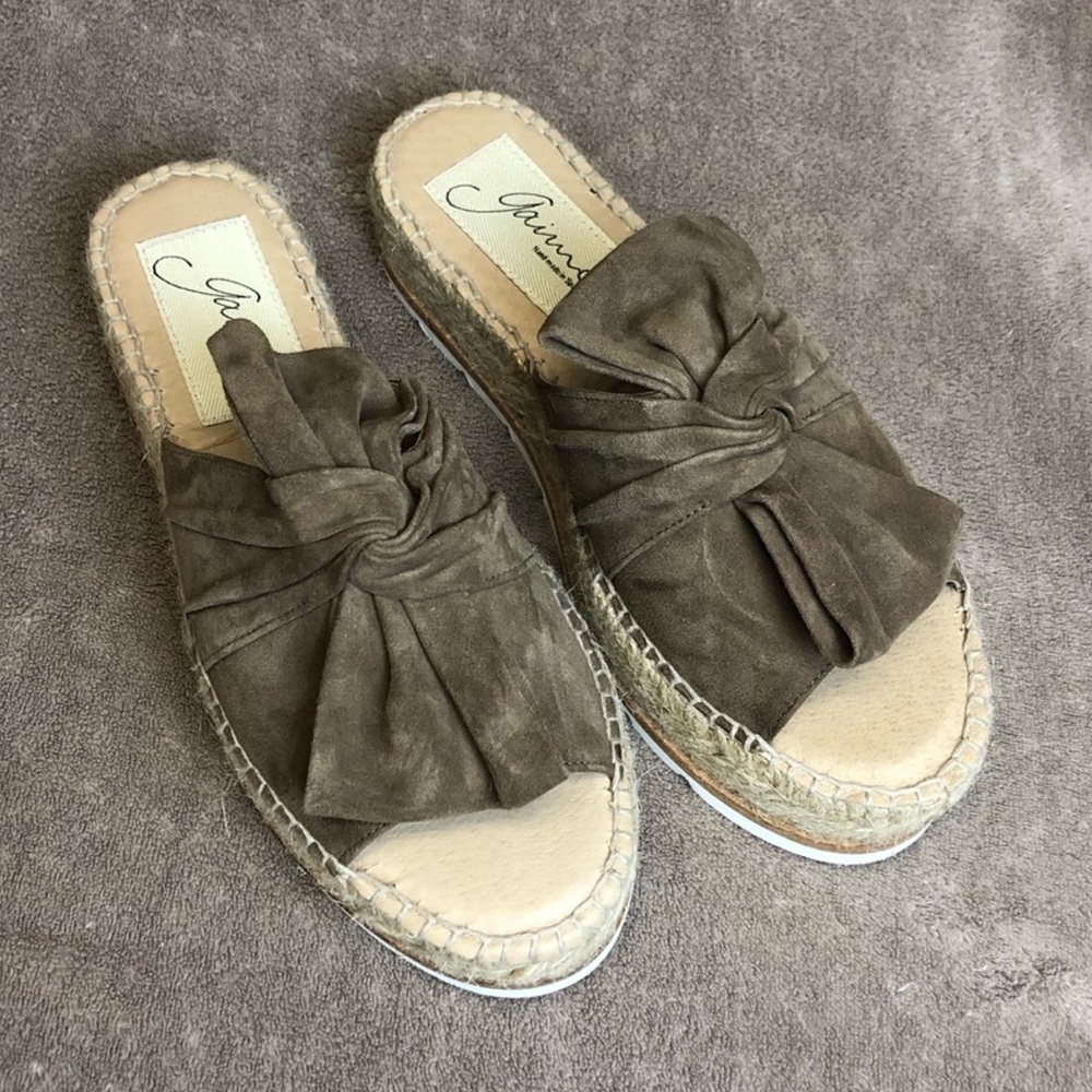 Gaimo Espadrille platform Sandals. Sz 8
